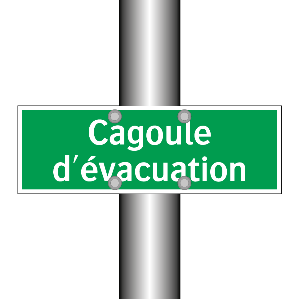 Cagoule d'évacuation
