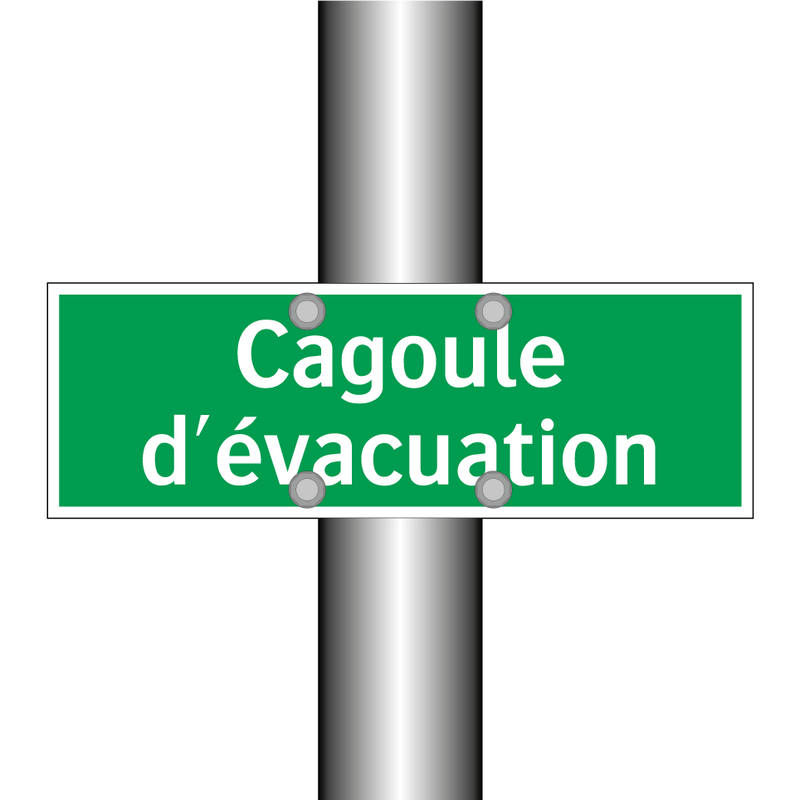 Cagoule d'évacuation