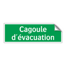 Cagoule d'évacuation