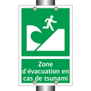 Zone d'évacuation en cas de tsunami