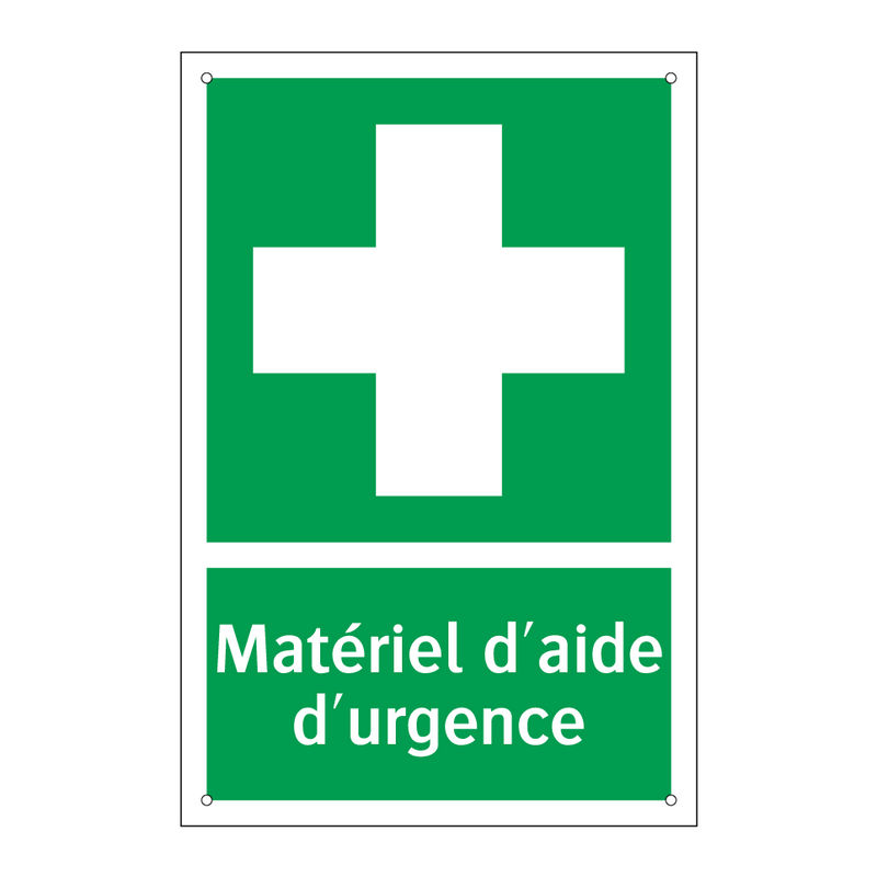 Matériel d'aide d'urgence