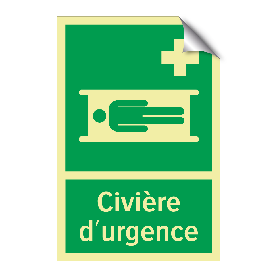 Civière d'urgence