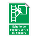 Échelle de secours sortie de secours