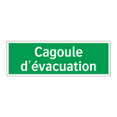 Cagoule d'évacuation