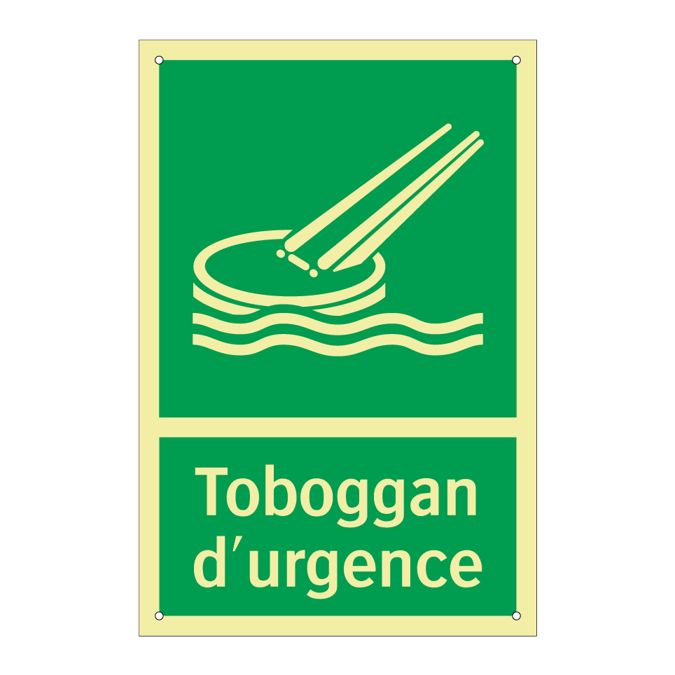 Toboggan d'urgence
