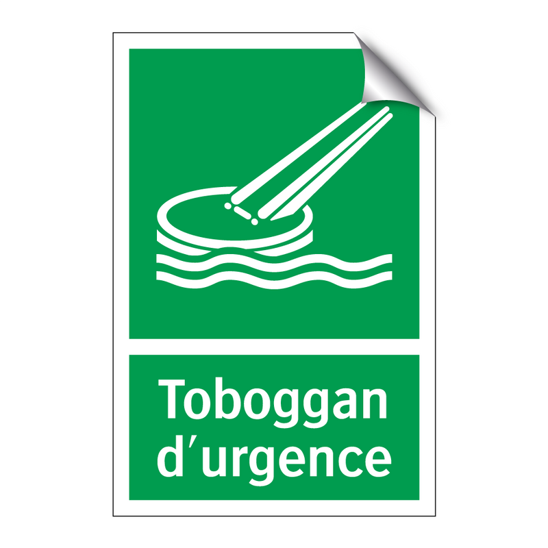 Toboggan d'urgence
