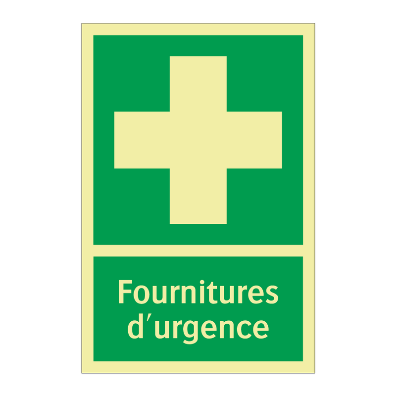 Fournitures d'urgence