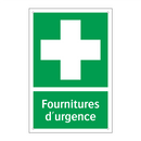 Fournitures d'urgence