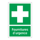 Fournitures d'urgence