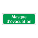 Masque d'évacuation