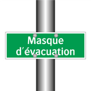 Masque d'évacuation