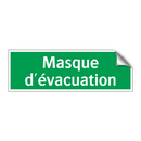 Masque d'évacuation