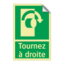 Tournez à droite