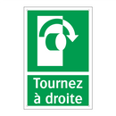Tournez à droite