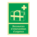 Ressources d'intervention d'urgence