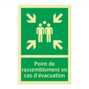 Point de rassemblement en cas d'évacuation
