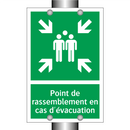 Point de rassemblement en cas d'évacuation