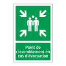 Point de rassemblement en cas d'évacuation