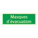 Masques d'évacuation
