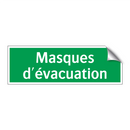 Masques d'évacuation