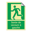 Sortie de secours à gauche