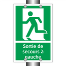 Sortie de secours à gauche
