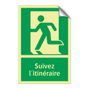 Suivez l'itinéraire