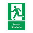 Suivez l'itinéraire