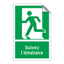 Suivez l'itinéraire