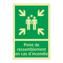 Point de rassemblement en cas d'incendie