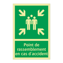 Point de rassemblement en cas d'accident