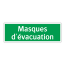 Masques d'évacuation