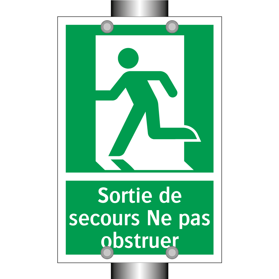Sortie de secours Ne pas obstruer
