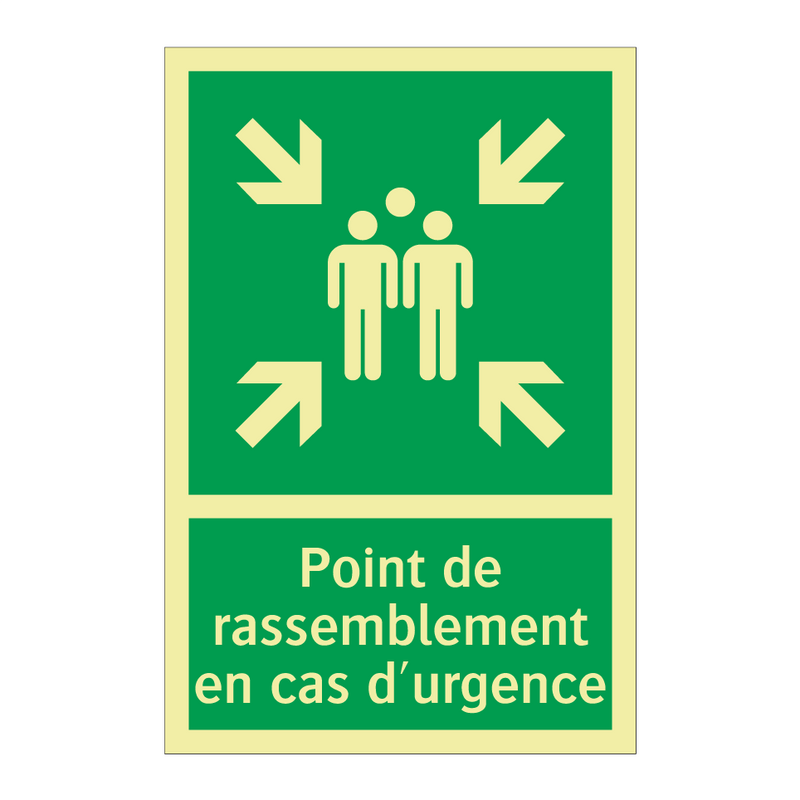 Point de rassemblement en cas d'urgence