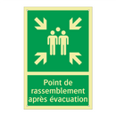 Point de rassemblement après évacuation