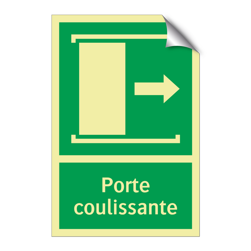 Porte coulissante