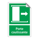 Porte coulissante