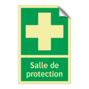 Salle de protection