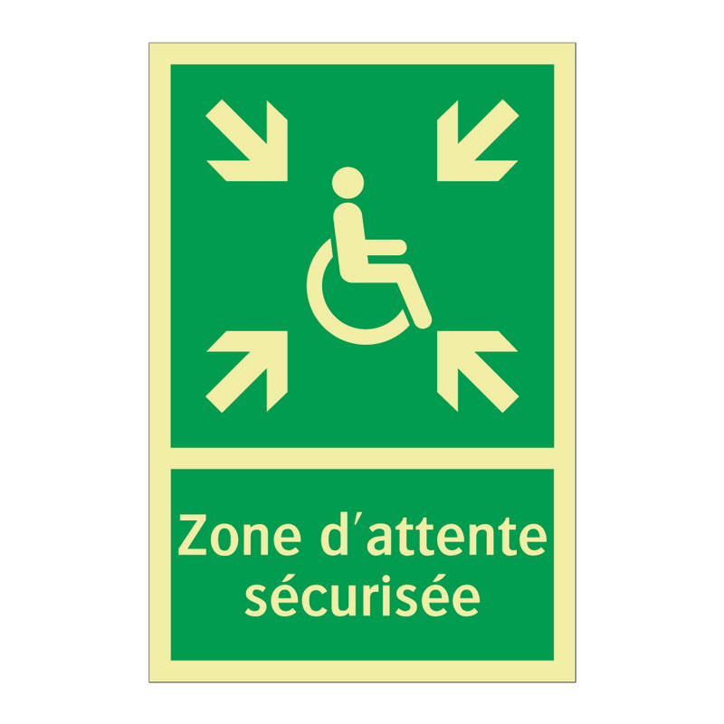 Zone d'attente sécurisée