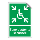 Zone d'attente sécurisée