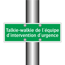 Talkie-walkie de l'équipe d'intervention d'urgence
