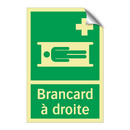 Brancard à droite