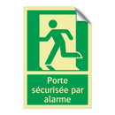 Porte sécurisée par alarme