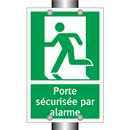 Porte sécurisée par alarme