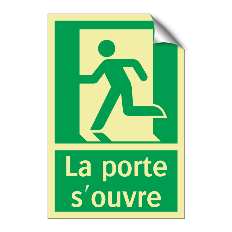 La porte s'ouvre