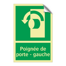 Poignée de porte - gauche