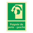 Poignée de porte - gauche