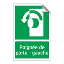 Poignée de porte - gauche