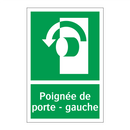 Poignée de porte - gauche