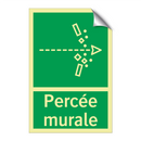 Percée murale